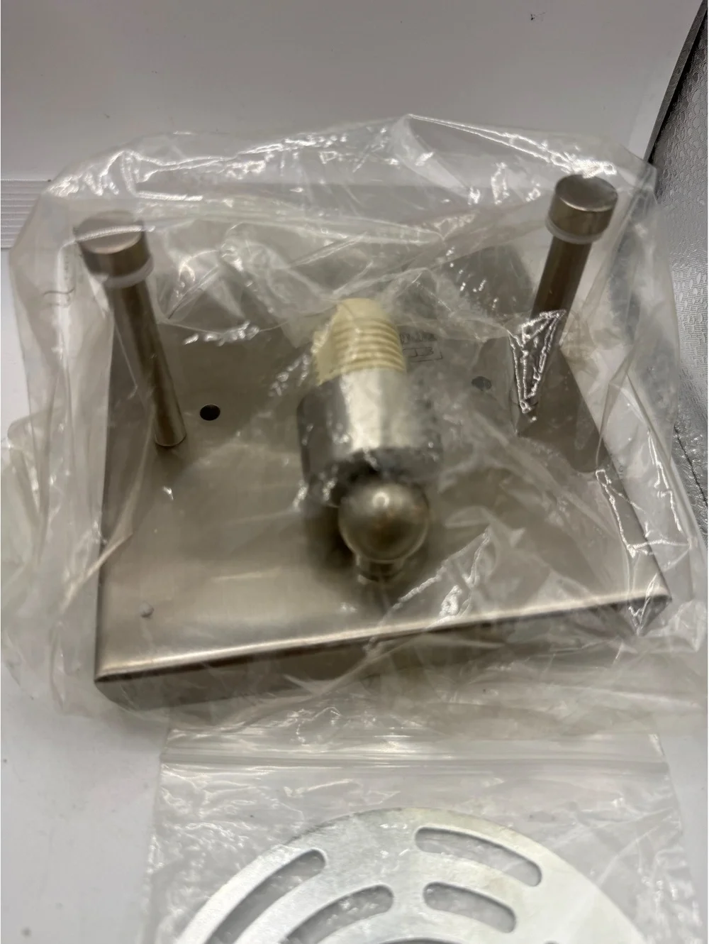 Kichler Covero Brushed Nickel Wall Sconce with White Glass